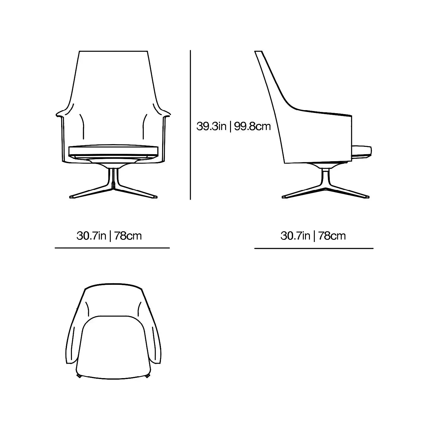 Stanford Lounge - Armchair | Poliform | JANGEORGe Interior Design