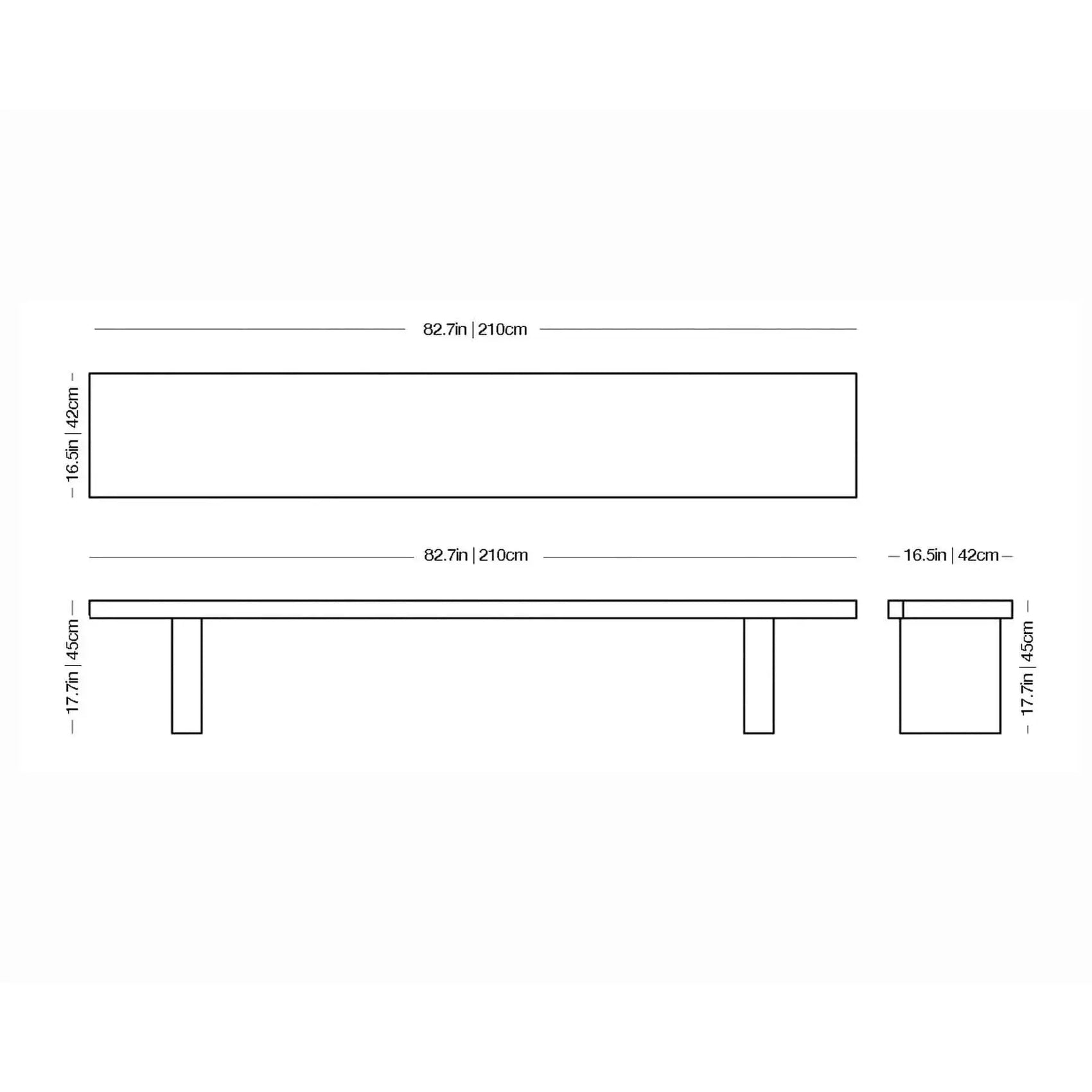 Tommaso Bench and Table | Zeus | JANGEORGe Interior Design