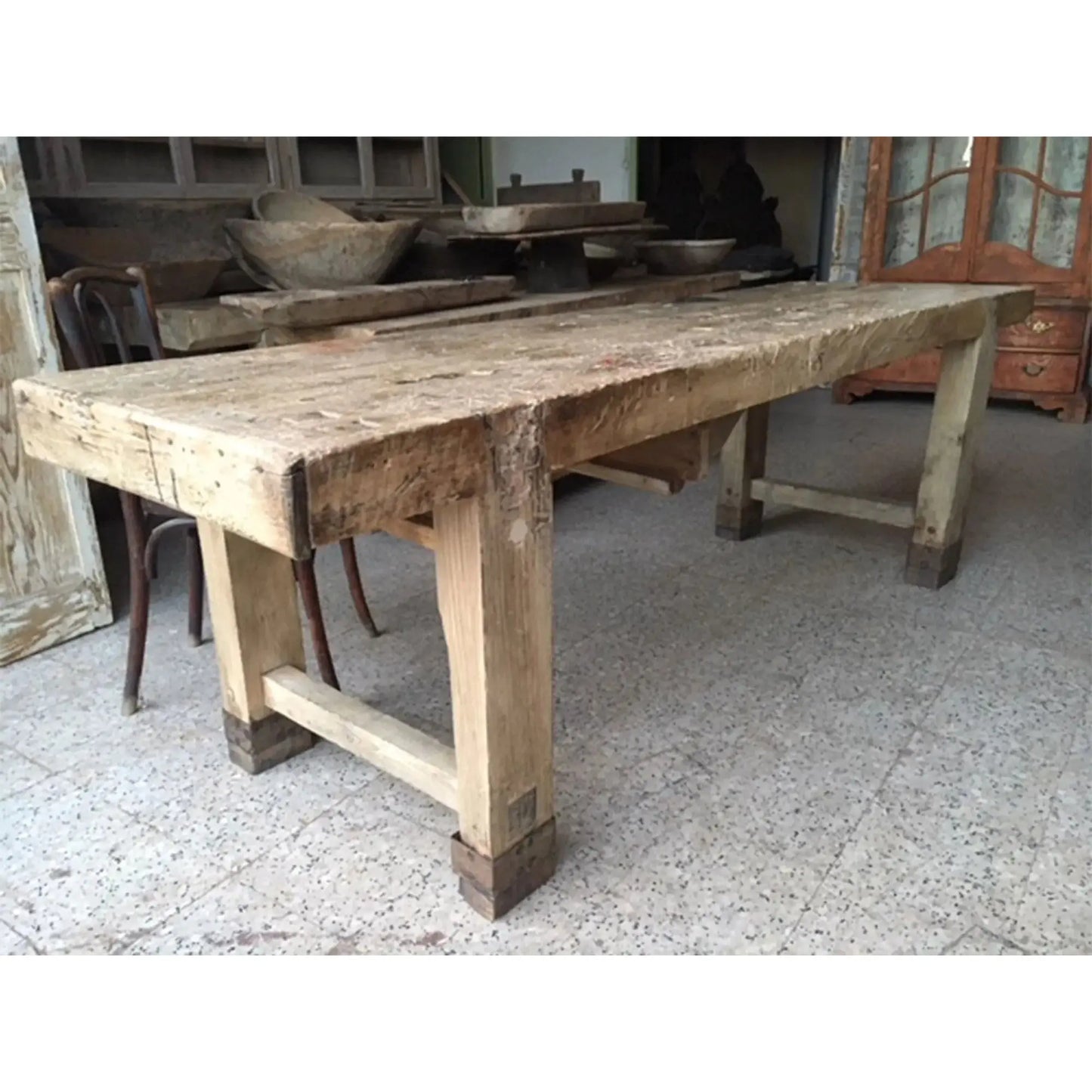 JANGEORGe Interiors & Furniture Antiques French Antique Table with One Drawer