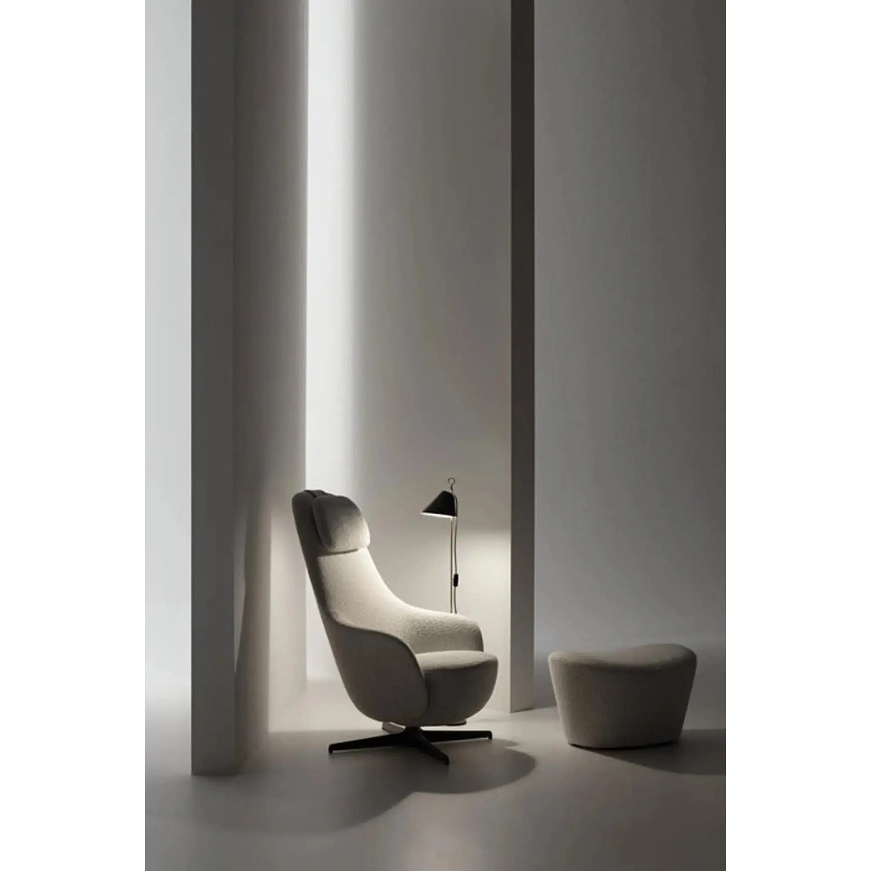 JANGEORGe Interiors & Furniture B&B Italia Harbor Laidback Armchair and Ottoman