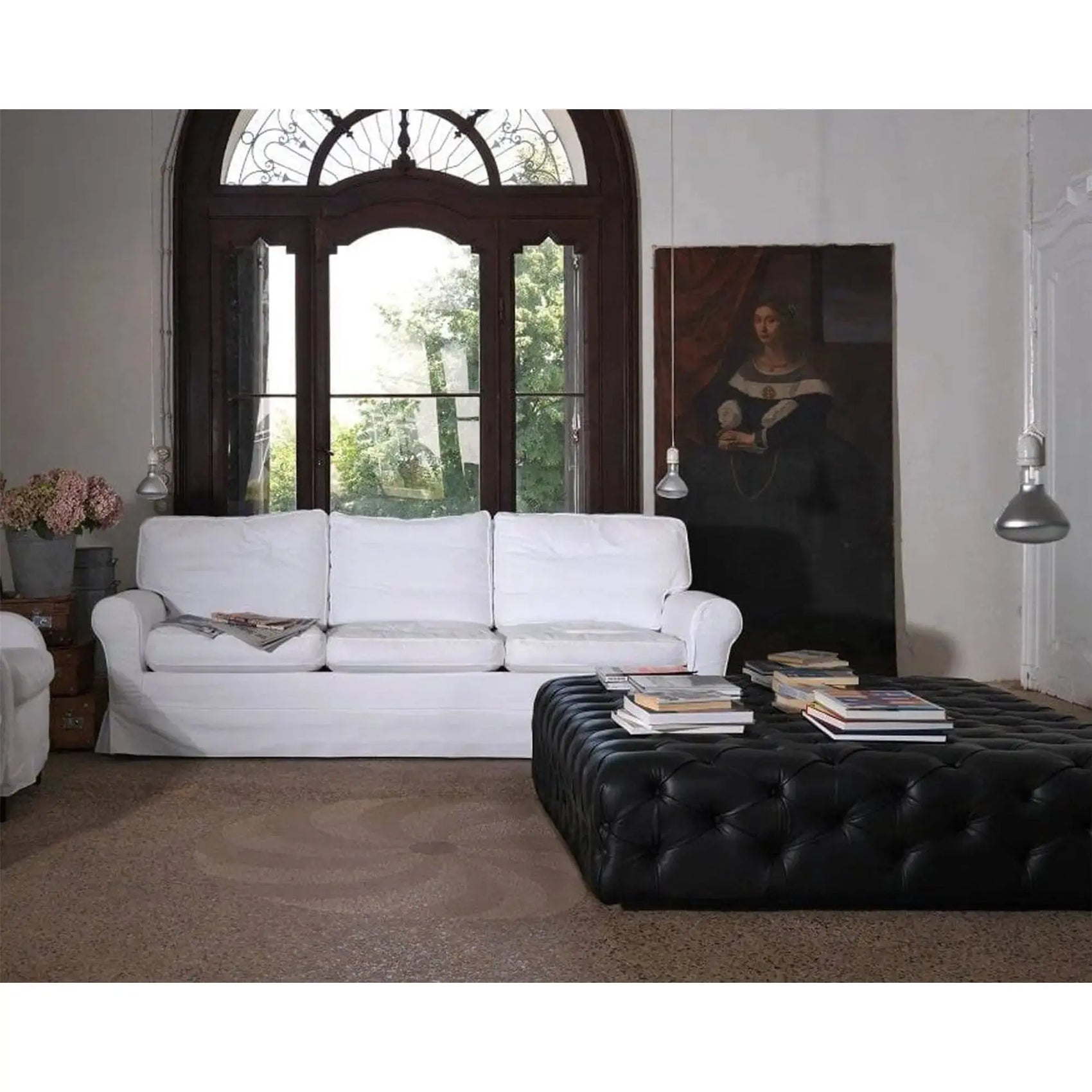 JANGEORGe Interiors & Furniture DePavoda Pouf Capitonné - Pouf