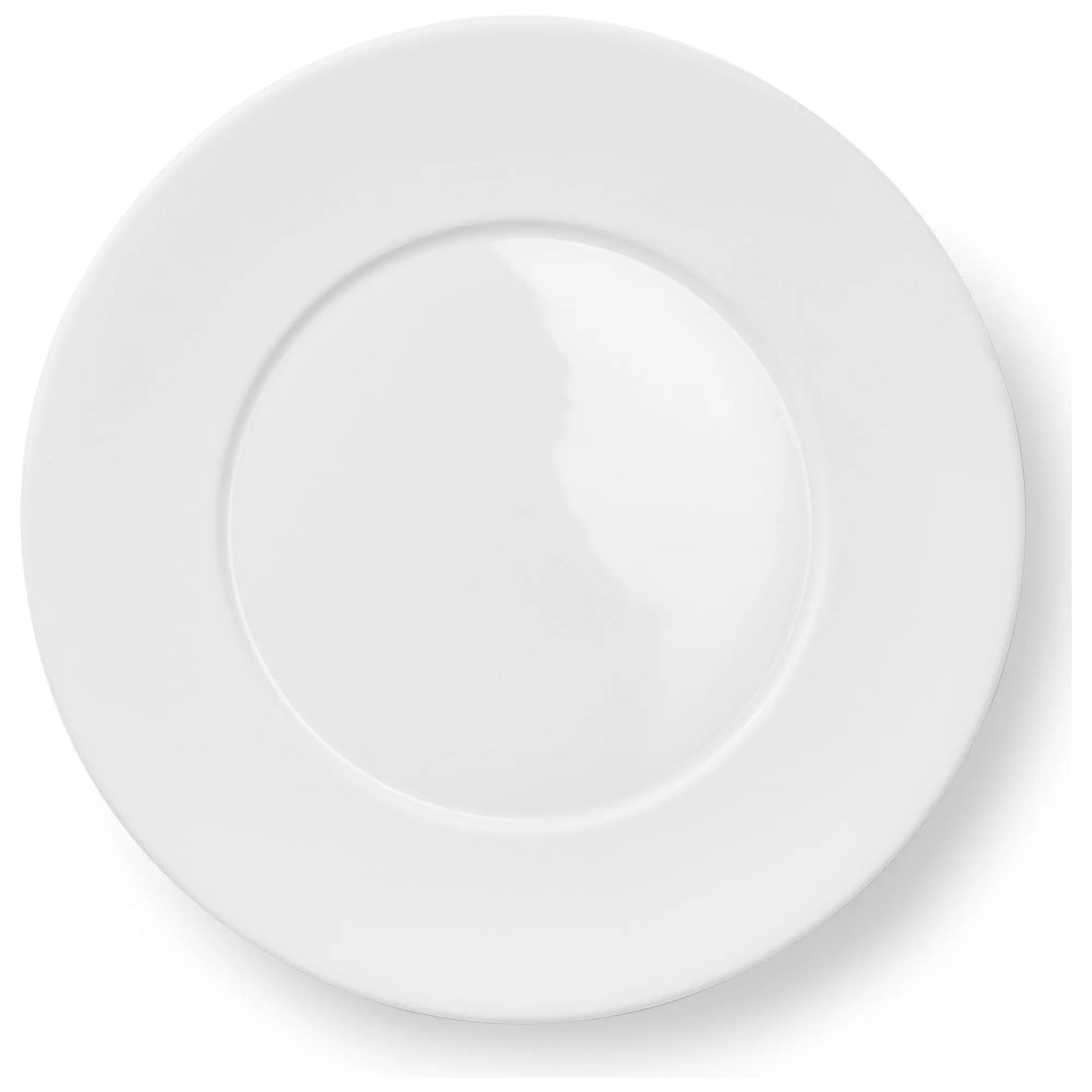 Cross White - Matte White, Dinner Plate 11in | 28cm (Ø) | Dibbern | JANGEORGe Interiors & Furniture