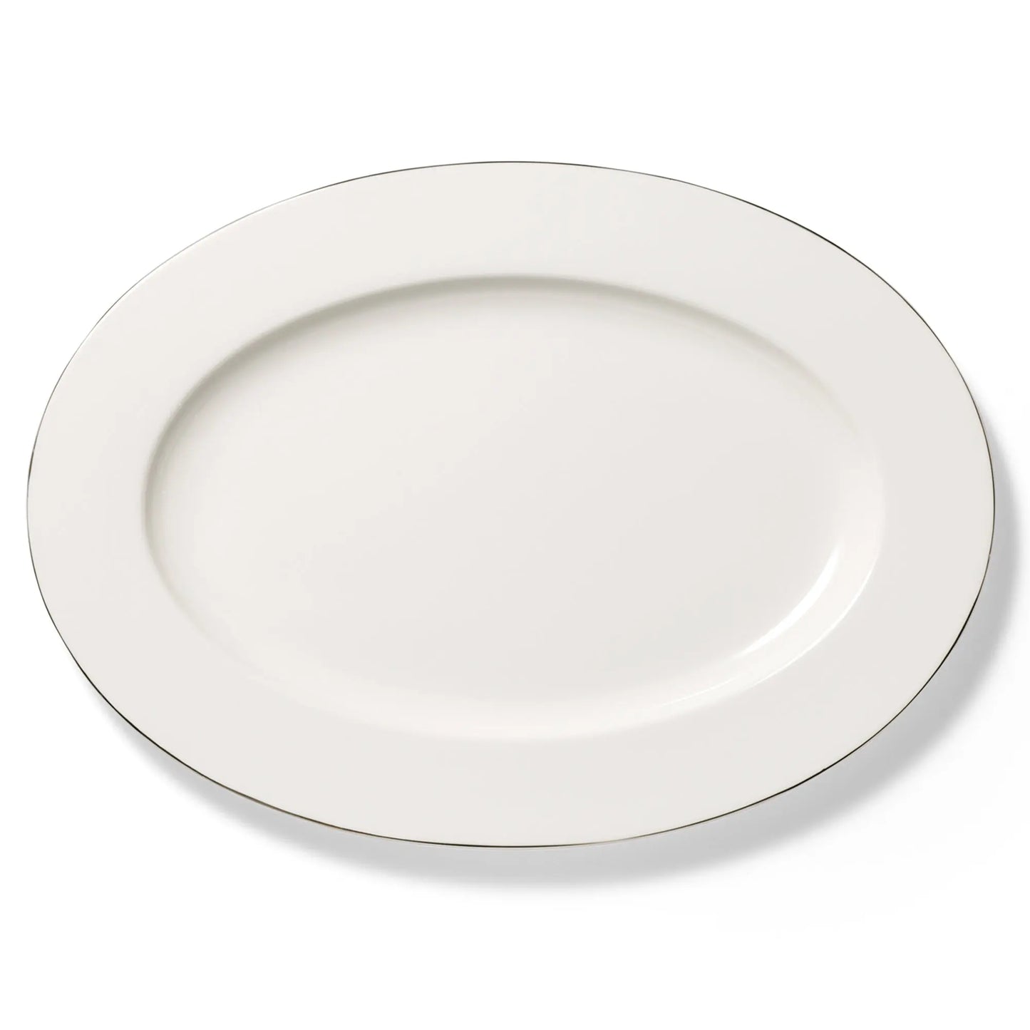 Platin Line - Oval Platter 15.4in | 39cm (Ø) | Dibbern | JANGEORGe Interiors & Furniture