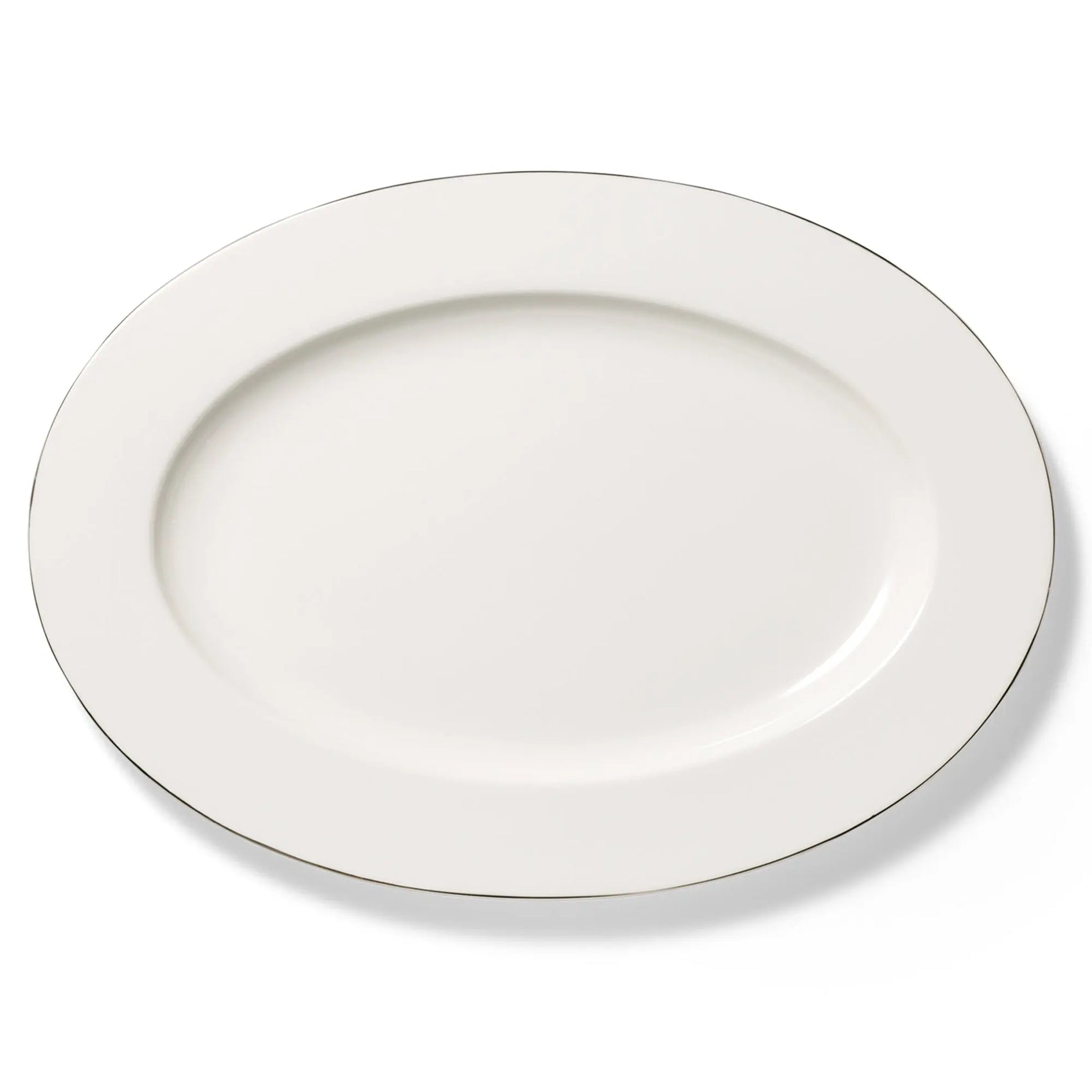 Platin Line - Oval Platter 15.4in | 39cm (Ø) | Dibbern | JANGEORGe Interiors & Furniture