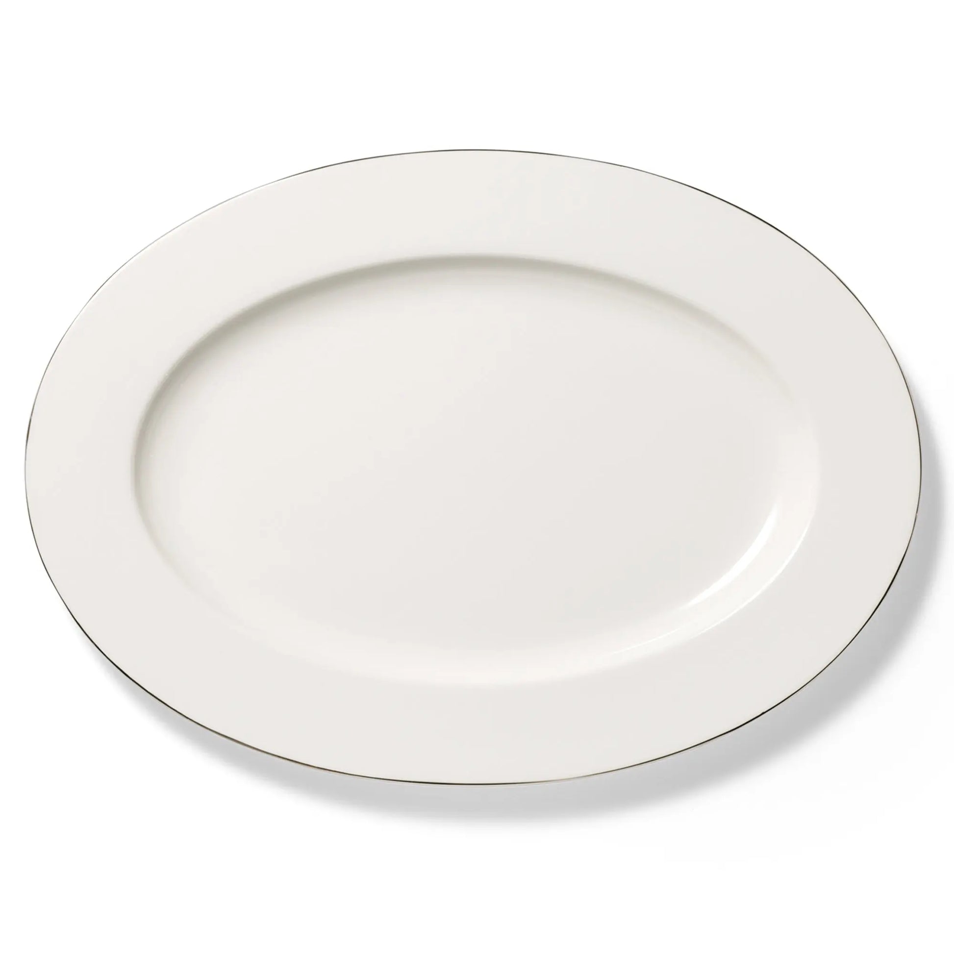 Platin Line - Oval Platter 15.4in | 39cm (Ø) | Dibbern | JANGEORGe Interiors & Furniture
