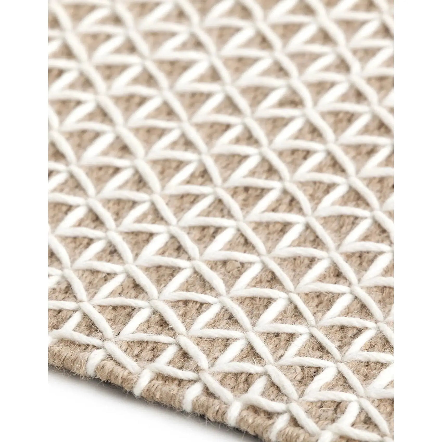 JANGEORGe Interiors & Furniture Gan Rugs Raw Rug White