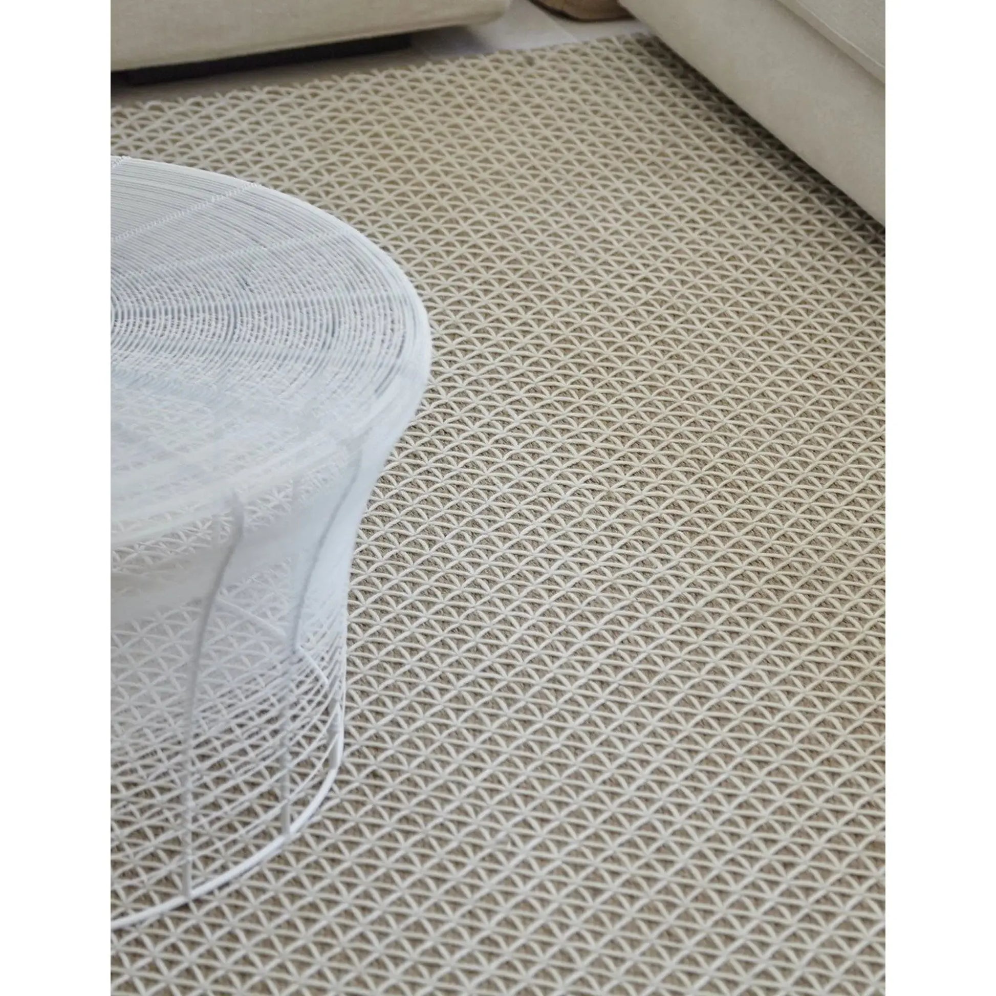 JANGEORGe Interiors & Furniture Gan Rugs Raw Rug White