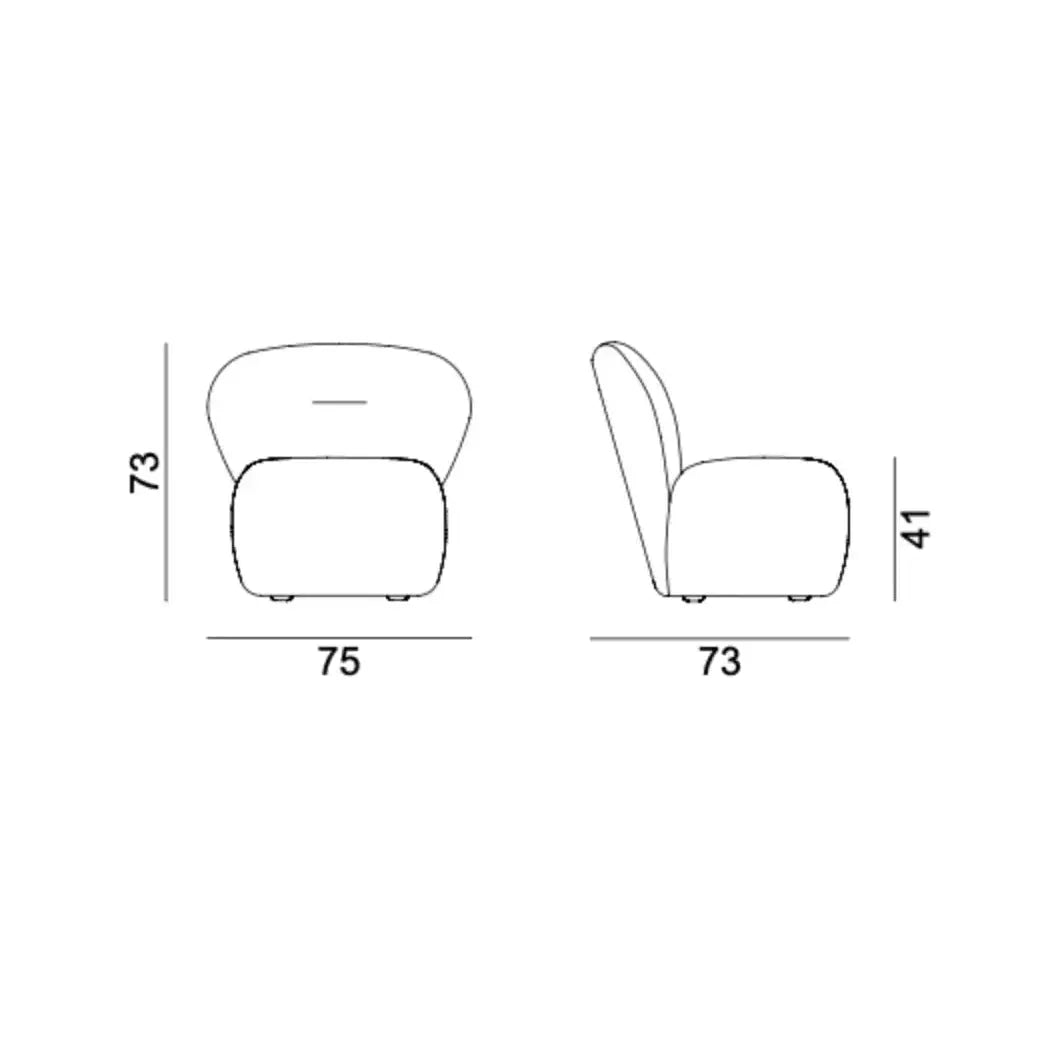 LOLL 07 G - Armchair (Swivel) - JANGEORGe Interiors & Furniture
