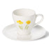 Impression (Yellow Flower) - Set Espresso Cup & Saucer 3.7 fl oz | 0.11L | Dibbern | JANGEORGe Interiors & Furniture