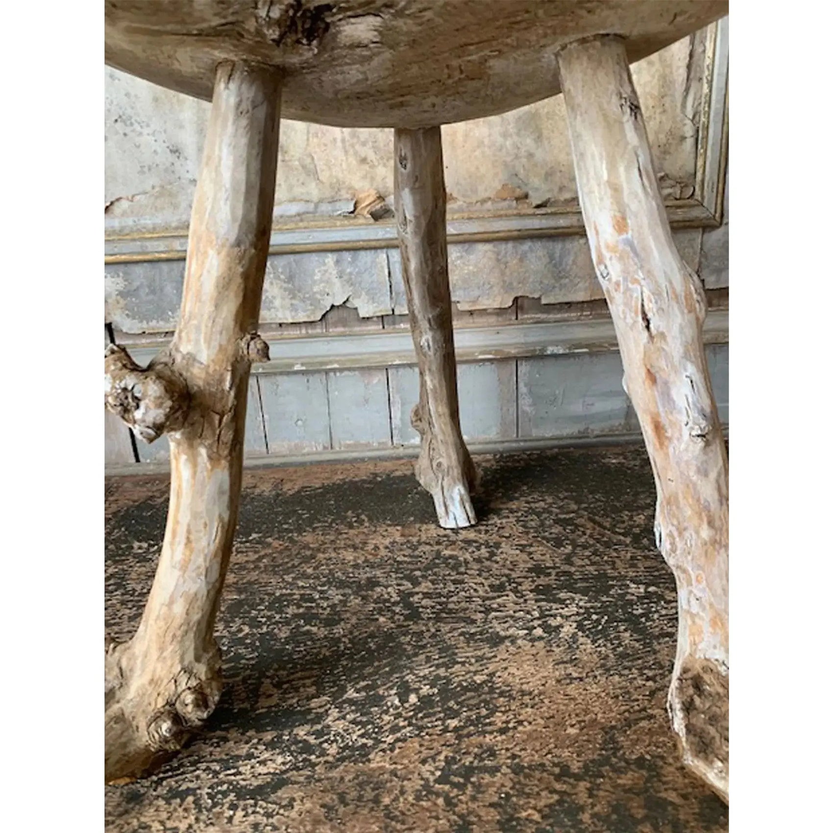 JANGEORGe Interiors & Furniture JANGEORGe Antique Stool Approx 18.5in (H)