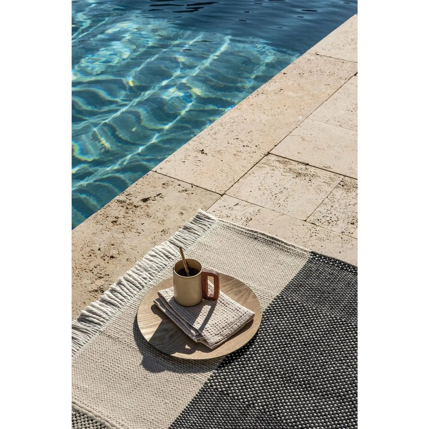 JANGEORGe Interiors & Furniture Nanimarquina Tres Outdoor Black Rug