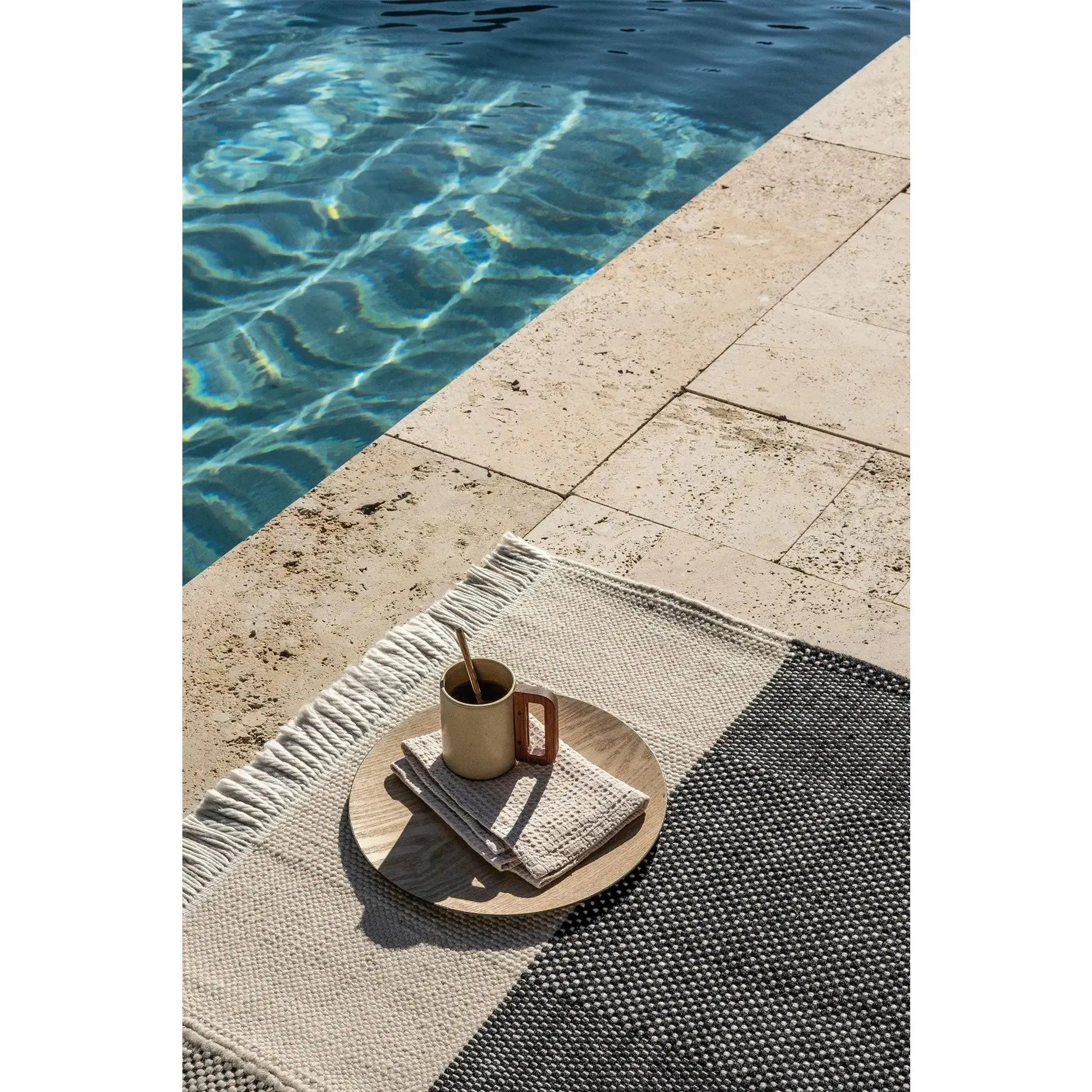 JANGEORGe Interiors & Furniture Nanimarquina Tres Outdoor Black Rug