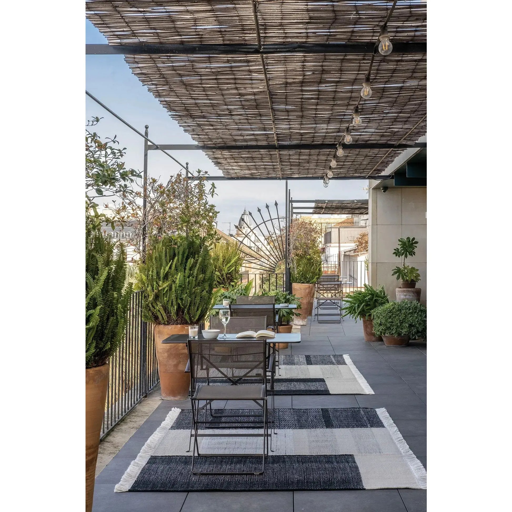 JANGEORGe Interiors & Furniture Nanimarquina Tres Outdoor Black Rug