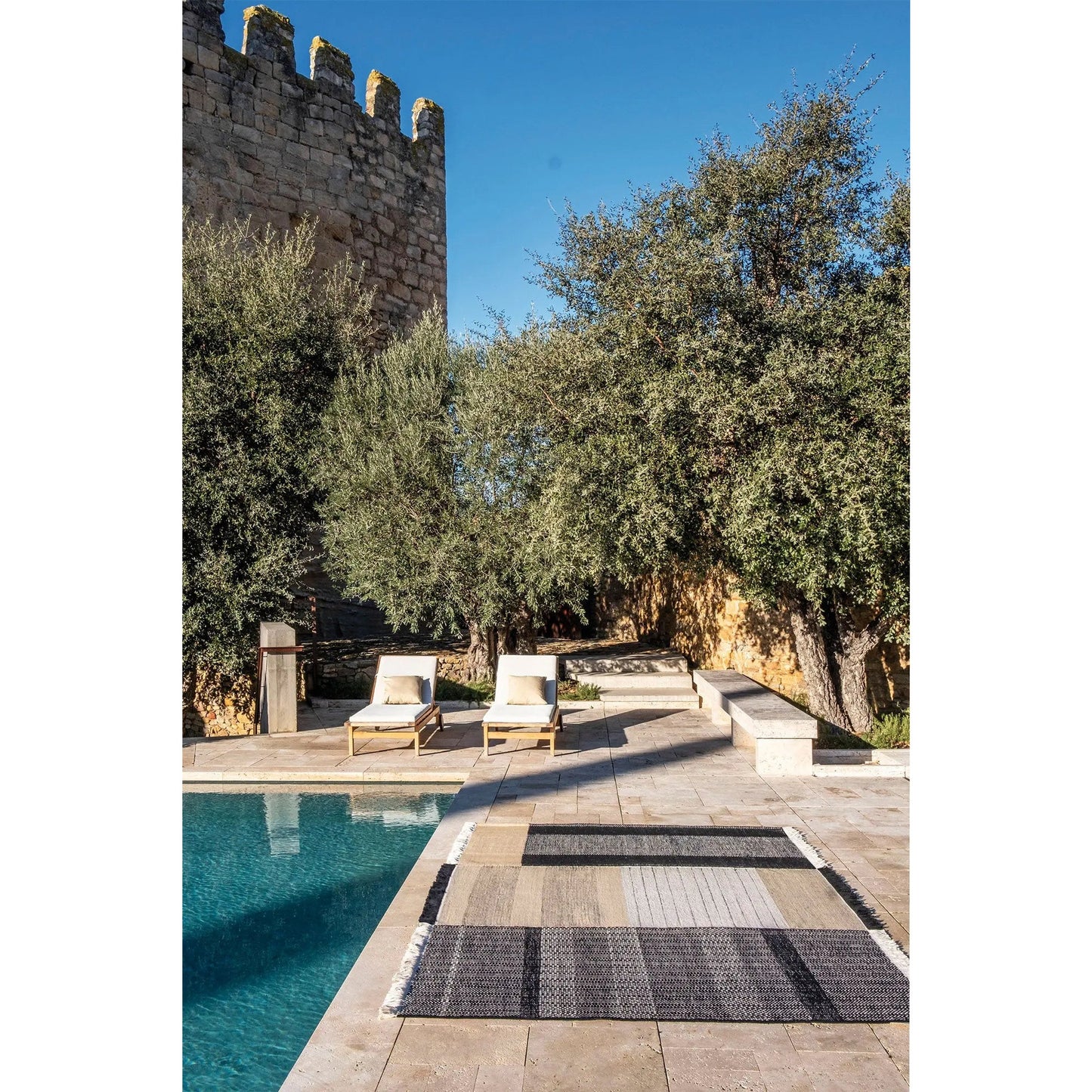 JANGEORGe Interiors & Furniture Nanimarquina Tres Outdoor Black Rug