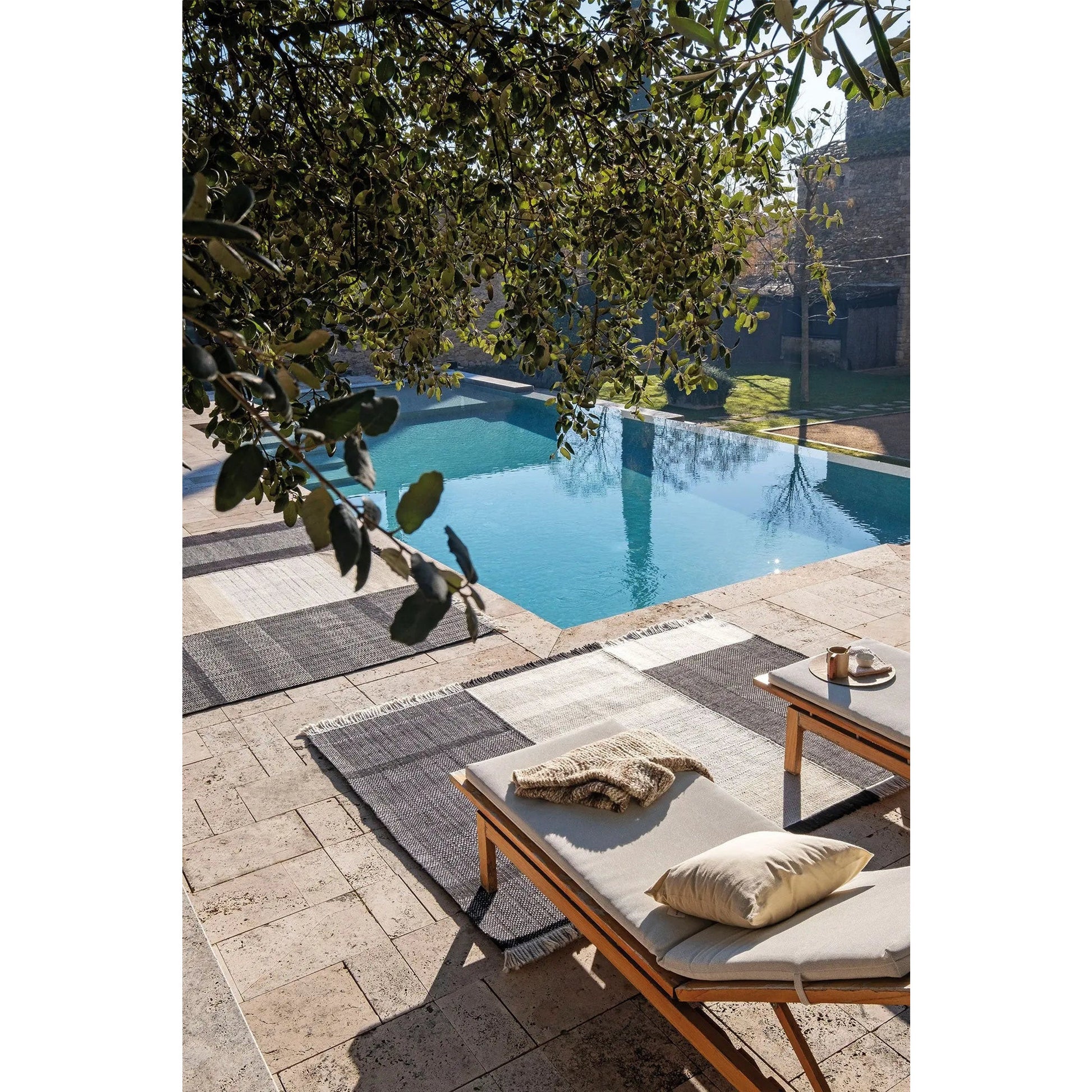 JANGEORGe Interiors & Furniture Nanimarquina Tres Outdoor Black Rug
