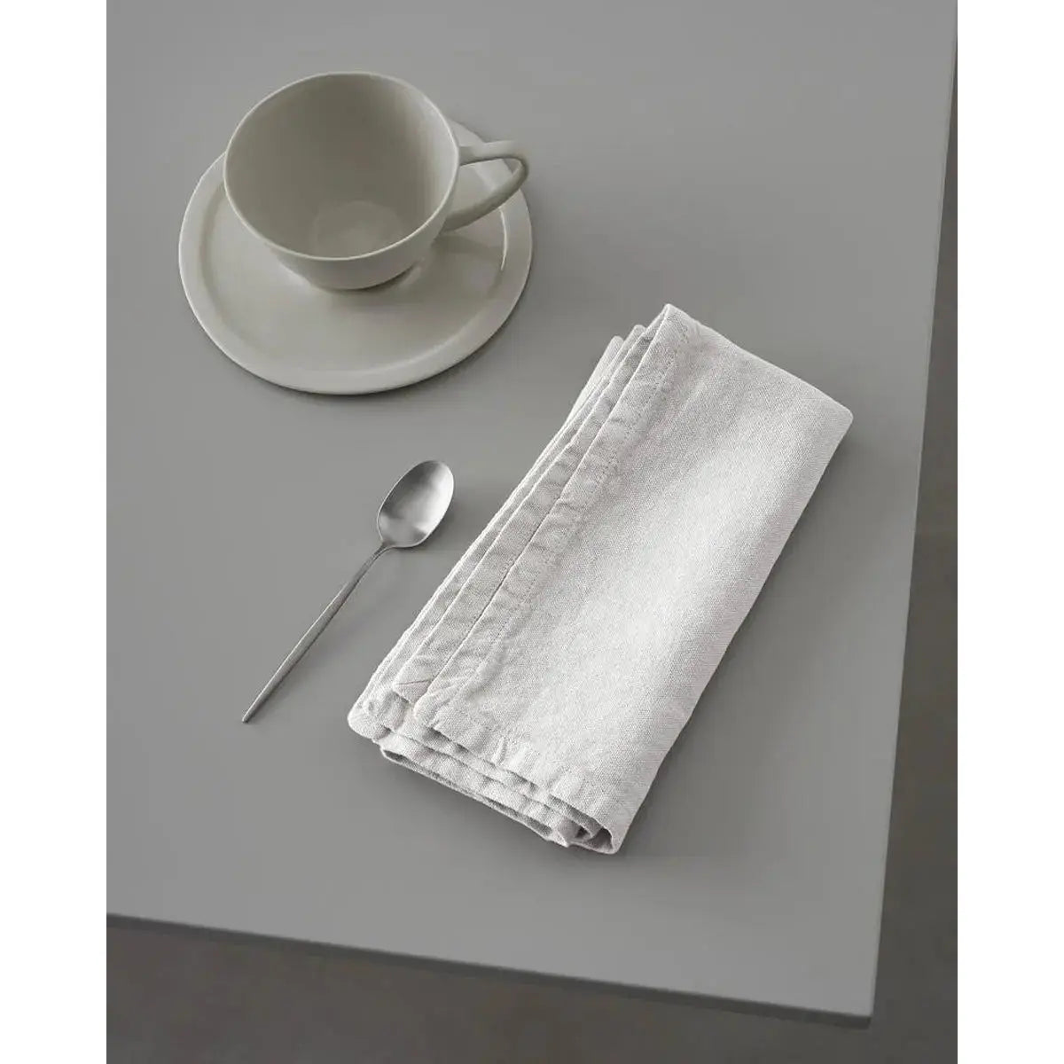 JANGEORGe Interiors & Furniture Society Limonta Bon Napkins Set Bianco