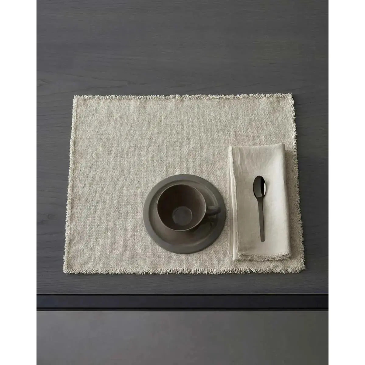 JANGEORGe Interiors & Furniture Society Limonta Maya Placemat Mastice