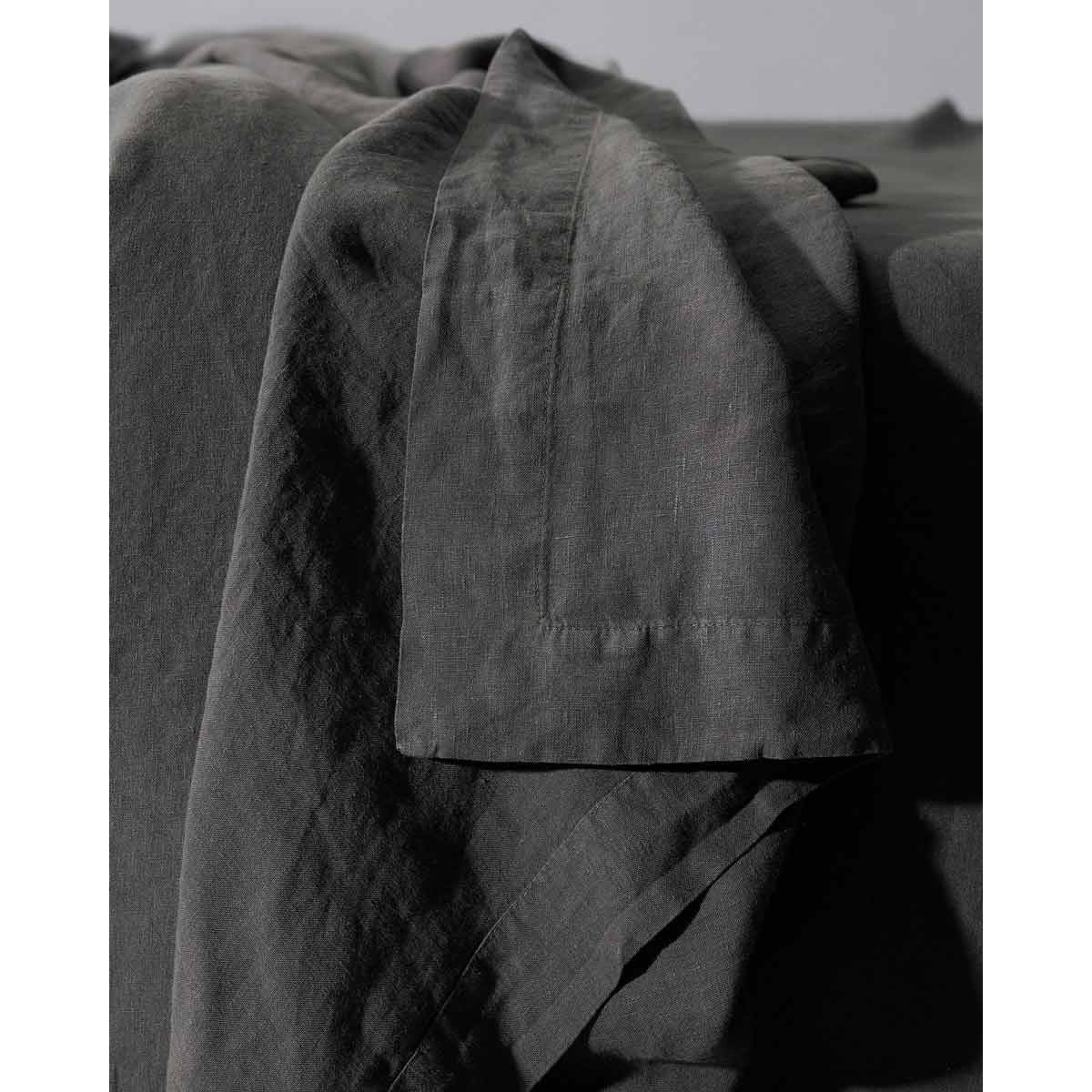 JANGEORGe Interiors and Furniture Society Limonta Rem Flat Sheets Anthracite