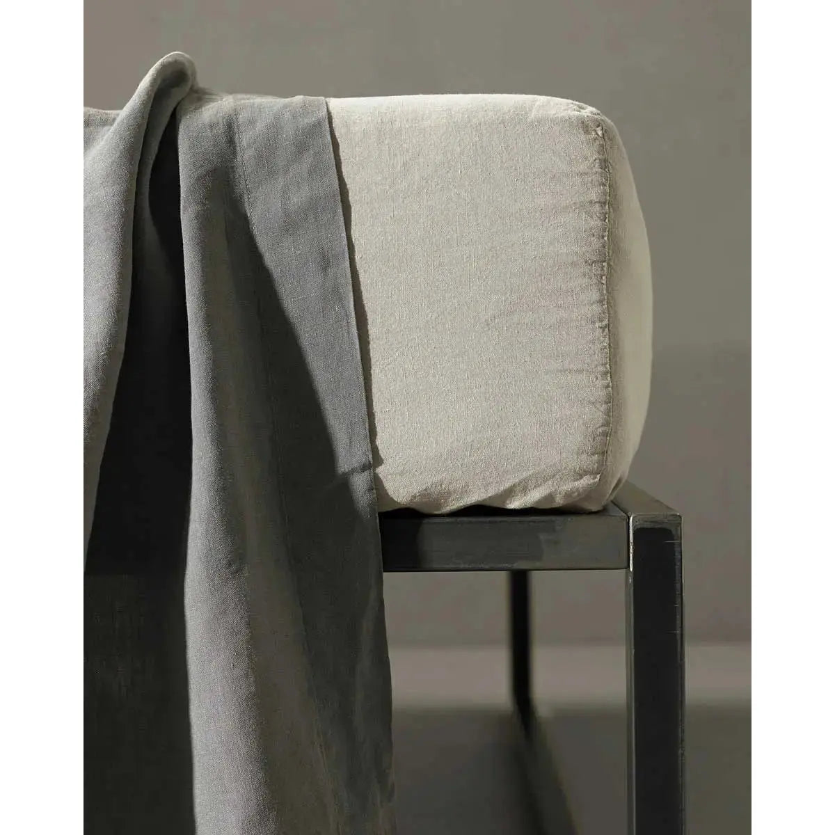 JANGEORGE Interiors & Furniture Society Limonta Rem Fitted Sheet Mastice