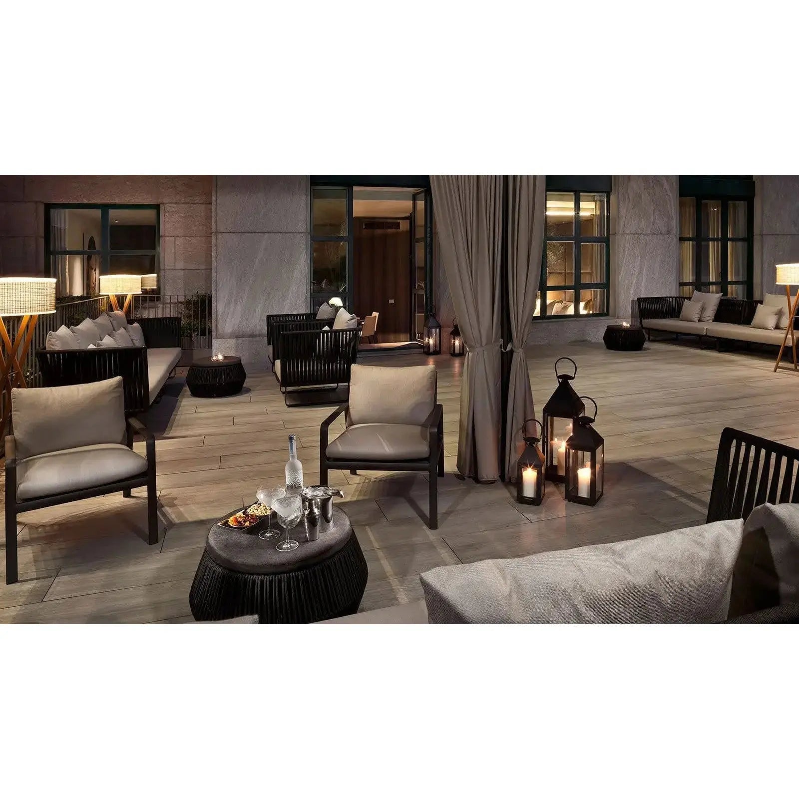 ZigZag Outdoor Pouf | Kettal | JANGEORGe Interior Design