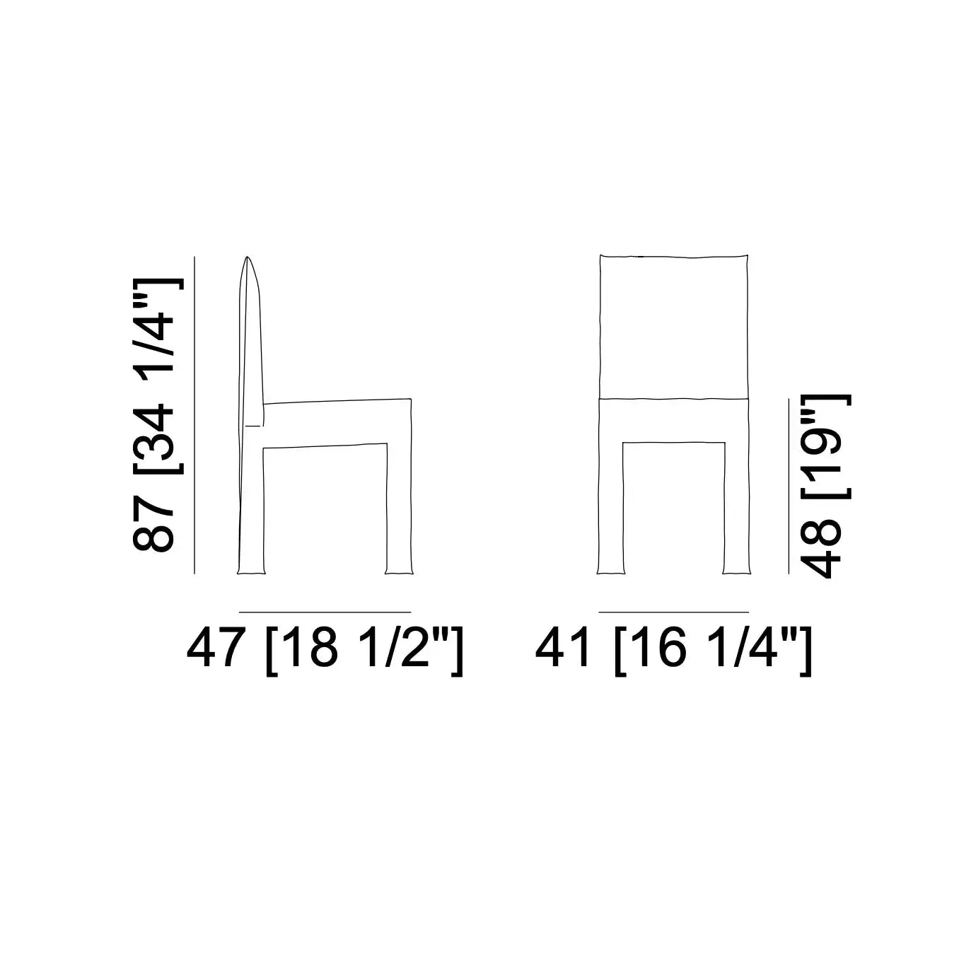 Ghost 123 - Dining Chair Gervasoni