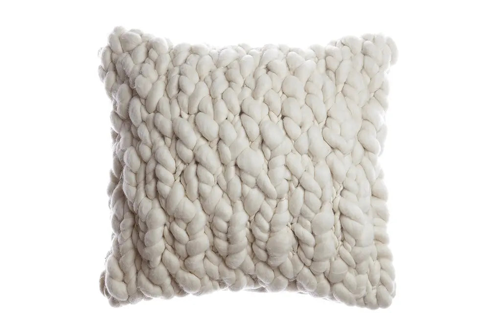 Clouds - Chunky Wool Throw Pillow | Homelosophy | JANGEORGe Interior Design