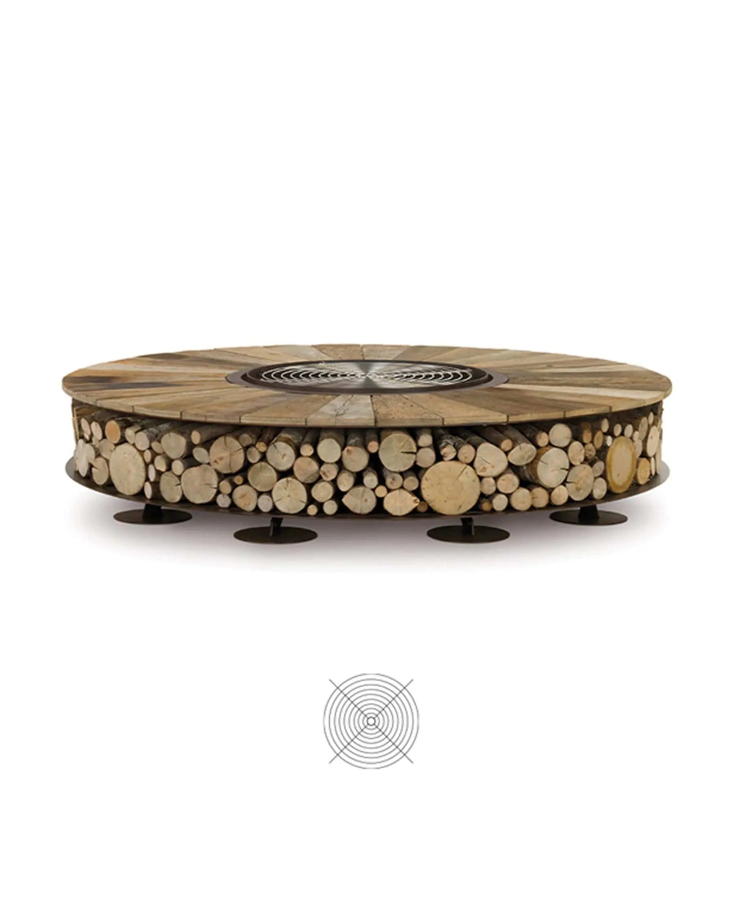 Outdoor Wood-Burning Fire Pit Accessories, Grill | AK47 DesignArt | JANGEORGe Interior Design