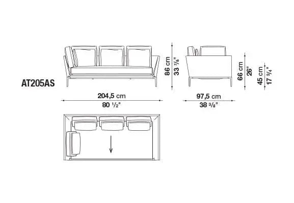 B&B Atoll Sofa | B&B Italia | JANGEORGe Interior Design
