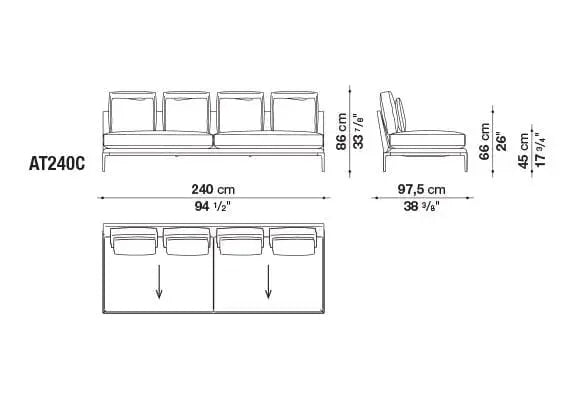 B&B Atoll Sofa | B&B Italia | JANGEORGe Interior Design