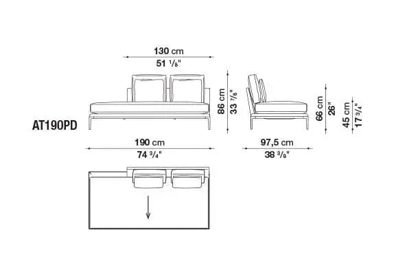 B&B Atoll Sofa | B&B Italia | JANGEORGe Interior Design