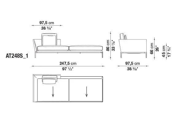 B&B Atoll Sofa | B&B Italia | JANGEORGe Interior Design