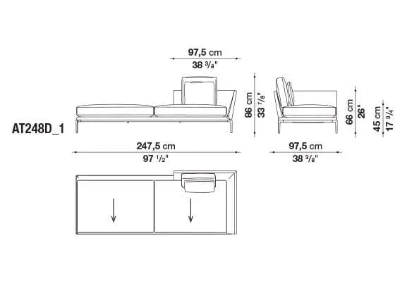 B&B Atoll Sofa | B&B Italia | JANGEORGe Interior Design