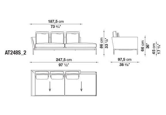 B&B Atoll Sofa | B&B Italia | JANGEORGe Interior Design