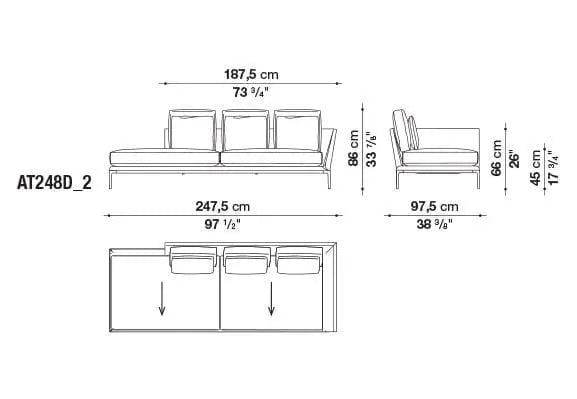 B&B Atoll Sofa | B&B Italia | JANGEORGe Interior Design