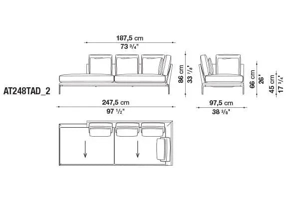 B&B Atoll Sofa | B&B Italia | JANGEORGe Interior Design