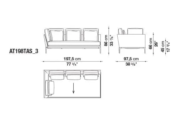 B&B Atoll Sofa | B&B Italia | JANGEORGe Interior Design