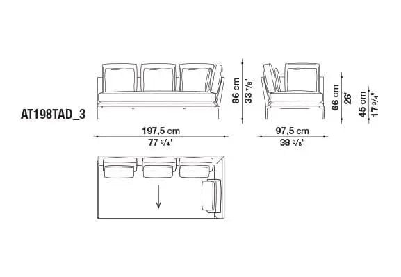 B&B Atoll Sofa | B&B Italia | JANGEORGe Interior Design
