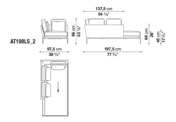 B&B Atoll Sofa | B&B Italia | JANGEORGe Interior Design