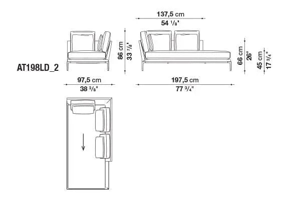 B&B Atoll Sofa | B&B Italia | JANGEORGe Interior Design