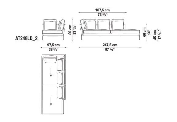 B&B Atoll Sofa | B&B Italia | JANGEORGe Interior Design