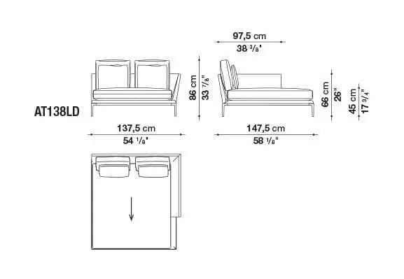 B&B Atoll Sofa | B&B Italia | JANGEORGe Interior Design