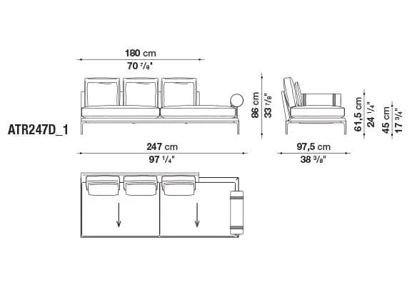 B&B Atoll Sofa | B&B Italia | JANGEORGe Interior Design
