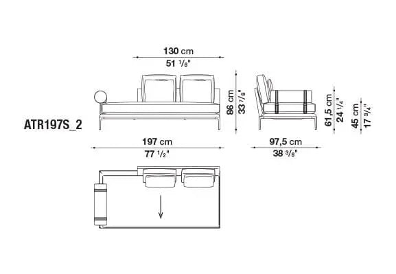 B&B Atoll Sofa | B&B Italia | JANGEORGe Interior Design