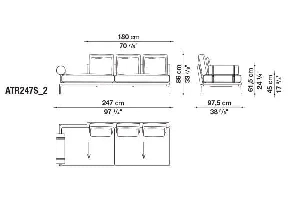 B&B Atoll Sofa | B&B Italia | JANGEORGe Interior Design