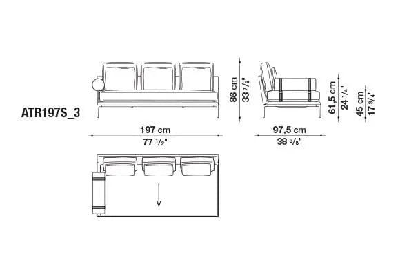 B&B Atoll Sofa | B&B Italia | JANGEORGe Interior Design