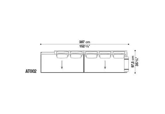 B&B Atoll Sofa | B&B Italia | JANGEORGe Interior Design