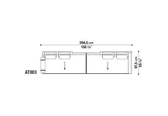 B&B Atoll Sofa | B&B Italia | JANGEORGe Interior Design