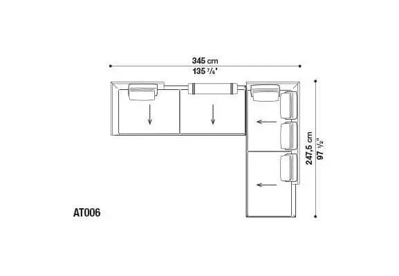 B&B Atoll Sofa | B&B Italia | JANGEORGe Interior Design