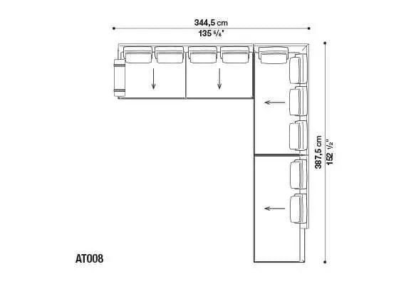 B&B Atoll Sofa | B&B Italia | JANGEORGe Interior Design