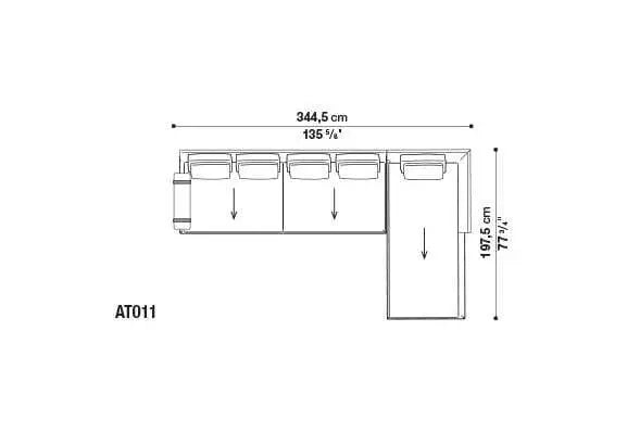 B&B Atoll Sofa | B&B Italia | JANGEORGe Interior Design